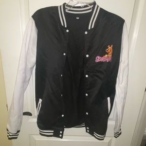 Scooby-Doo jacket; medium, black and white